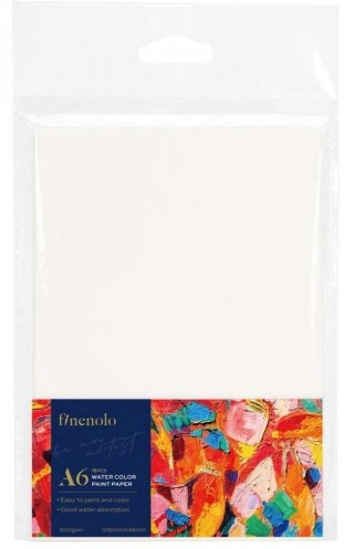 Papier akwarelowy A6 Finenolo 300g/m2 16szt. biały