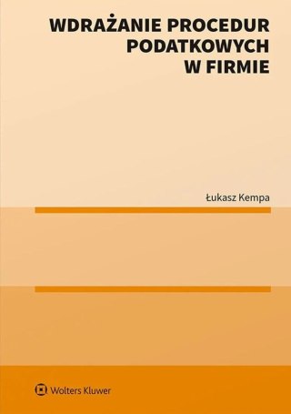 Wdrażanie procedur podatkowych w firmie