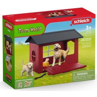 Buda dla psa z Golden Retrieverem Farm World SLH42722