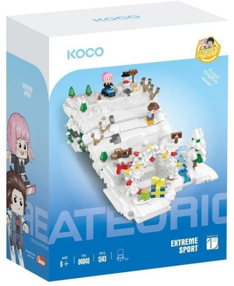 Klocki KOCO Jazda na nartach 1543 elementów