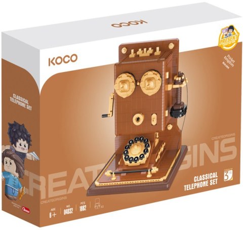Klocki KOCO Telefon retro 1882 elementy Klocki KOCO Telefon retro 1882 elementy