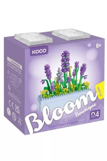 Klocki KOCO kwiaty lawendy 239 elementów Klocki KOCO kwiaty lawendy 239 elementów