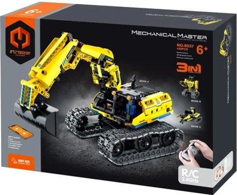 Klocki iM.Master 3w1 Robo-koparka zdalnie sterowana 430 elementów Klocki iM.Master 3w1 Robo-koparka zdalnie sterowana 430 elementów