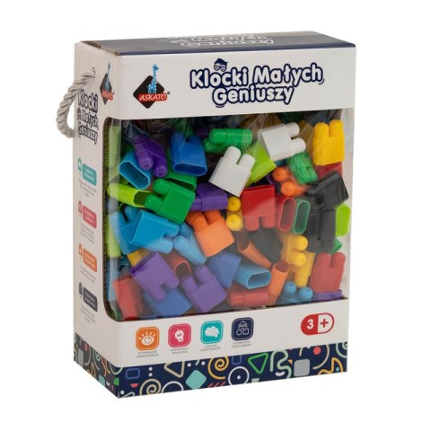 Klocki małych geniuszy Konstrukcyjne Cegiełki 260 elementów
