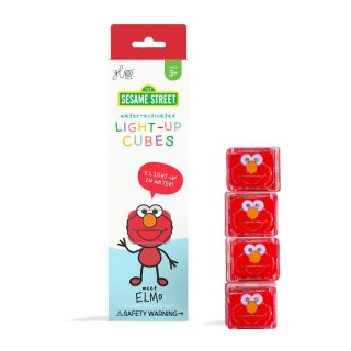 Kostki sensoryczne świecące w wodzie Elmo Ulica Sezamkowa