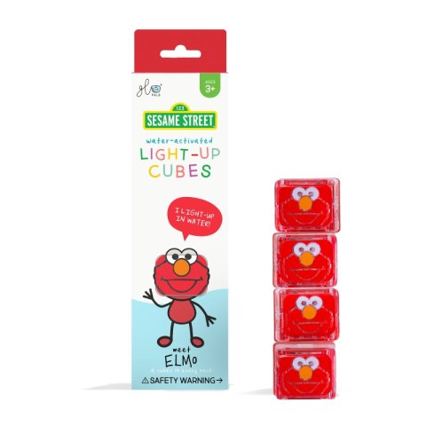 Kostki sensoryczne świecące w wodzie Elmo Ulica Sezamkowa Kostki sensoryczne świecące w wodzie Elmo Ulica Sezamkowa