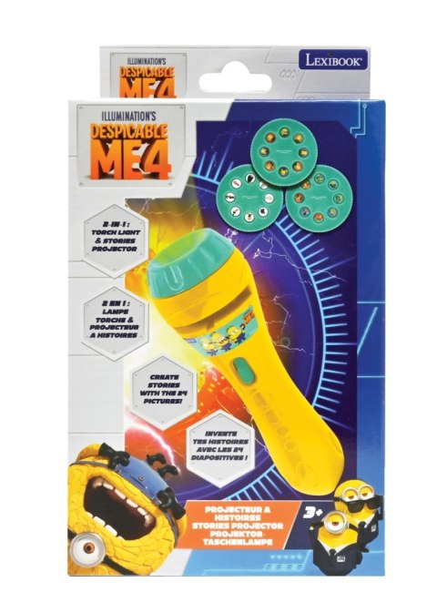 Latarka z projektorem Minionki Lexibook LTC050DES Latarka z projektorem Minionki Lexibook LTC050DES