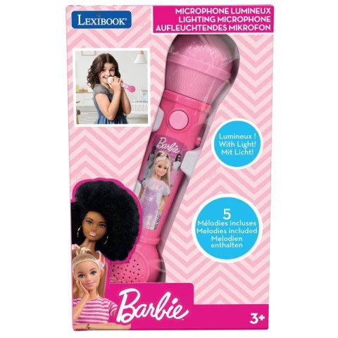Mikrofon Barbie świecący z głośnikiem Lexibook MIC80BB Mikrofon Barbie świecący z głośnikiem Lexibook MIC80BB