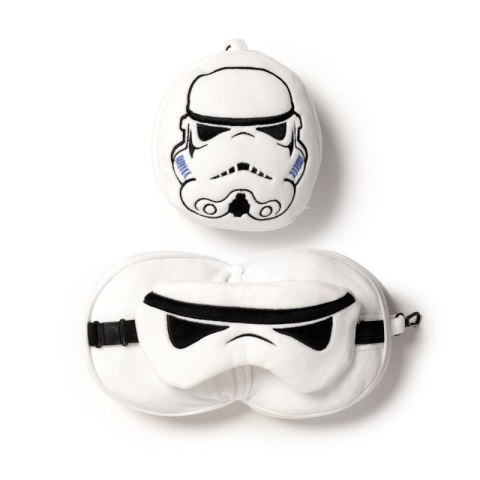Poduszka podróżna z maską na oczy Szturmowiec Star Wars CUSH278 Poduszka podróżna z maską na oczy Szturmowiec Star Wars CUSH278