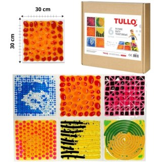 Ścieżka sensoryczna - sensoryczne płytki z cieczą fakturowe 30x30 cm