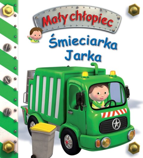 Śmieciarka Jarka. Mały chłopiec Śmieciarka Jarka. Mały chłopiec