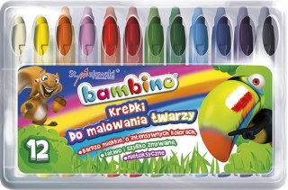 Kredki do malowania twarzy Bambino 12 kolorów