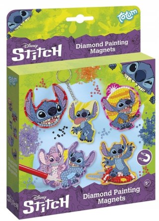 Zestaw Magnesy do wyklejenia diamencikami Disney Stitch