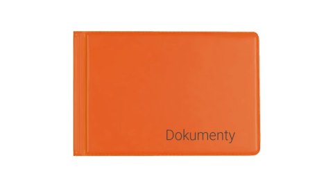 Okładka na dokumenty małe orange