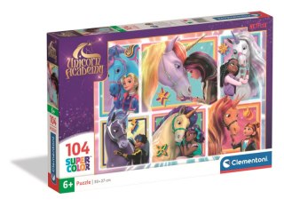 Puzzle 104 Super kolor Unicorn Academy 25094