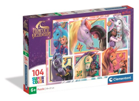 Puzzle 104 Super kolor Unicorn Academy 25094 Puzzle 104 Super kolor Unicorn Academy 25094
