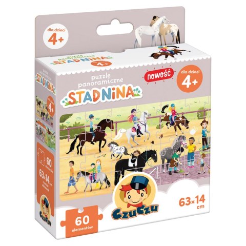 Puzzle 60 panoramiczne Stadnina CzuCzu