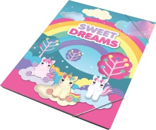 Zestaw kreatywny z naklejkami Sweet Dreams Jednorożec KL10882