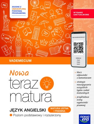 Teraz matura 2025-2026 Język angielski Vademecum zakres podstawowy i rozszerzony