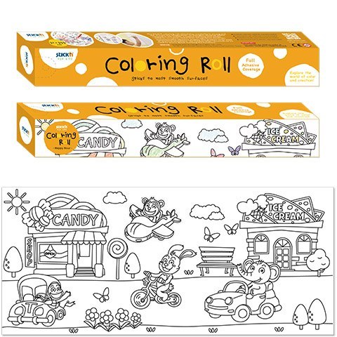 Kolorowanka samoprzylepna w rolce Maped miasteczko 31,5X355cm