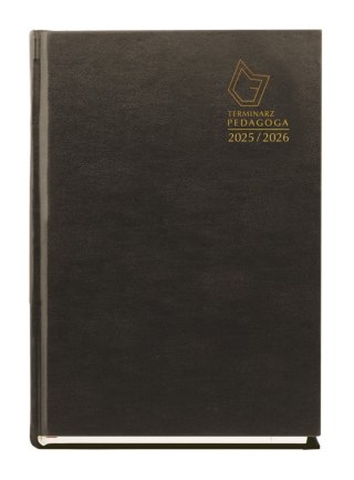 Terminarz Pedagoga 2025/2026 czarny