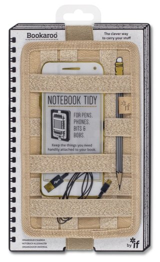 Organizer na notes złoty Bookaroo Notebook tidy IF