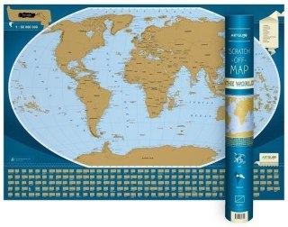 Mapa zdrapka Scratch off The World 1:50 000 000