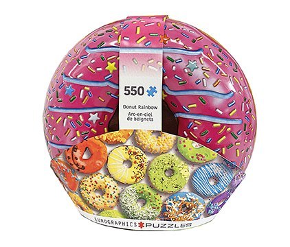 Puzzle 550 TIN Donut Rainbow 8551-5782