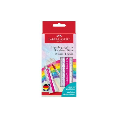 Brokat w żelu Rainbow Faber-Castell 12 ml 2 szt.