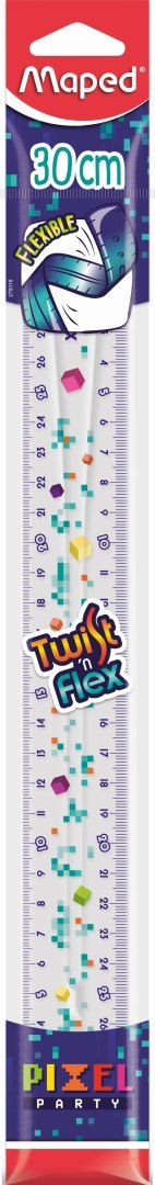 Linijka Pixel Twist'n Flex niełamliwa 30 cm