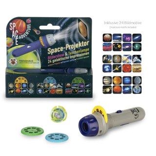Projektor kosmiczny Space Adventure 3 slajdy