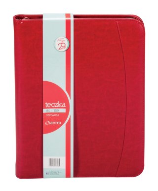 Teczka A4 czerwona na suwak 709