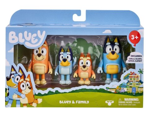Figurki rodzinka Bluey BLU13009 4pak
