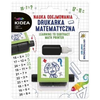 Nauka odejmowania drukarka matematyczna Kidea