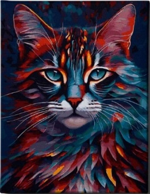 Diamentowa mozaika Kot w kolorach NO-1009430