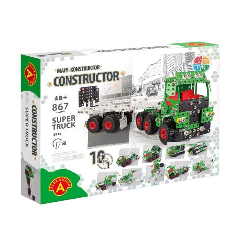 Mały konstruktor Super truck 10w1 867 elementów