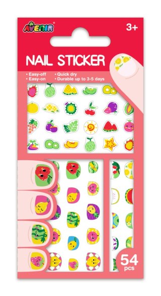 Naklejki na paznokcie Brokatowy jednorożec