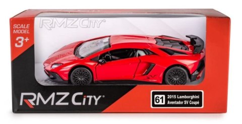 RMZ City Lamborghini Aventador LP750-4 SV czerwony w skali 1:36