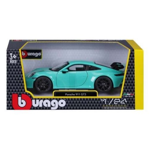 BBURAGO MODEL PORSCHE 911 GT3 MINT GREEN 1:24