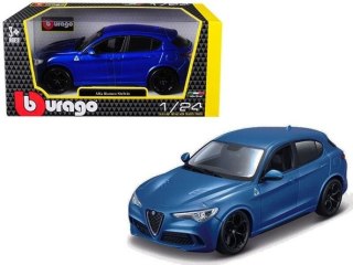 BBURAGO Model Alfa Romeo Stelvio blu 1:24