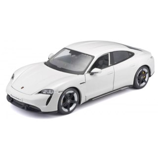 BBURAGO PORSCHE TAYCAN TURBO S WHITE 1:24