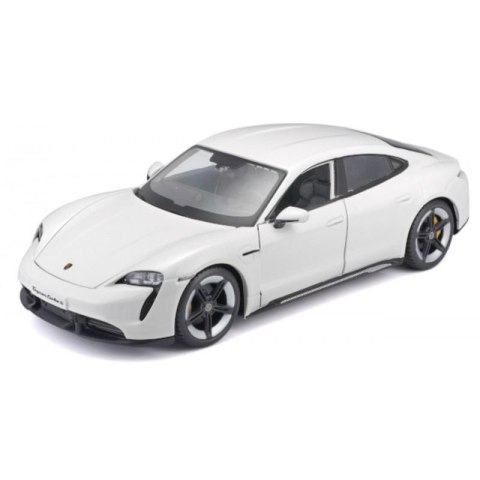 BBURAGO PORSCHE TAYCAN TURBO S WHITE 1:24