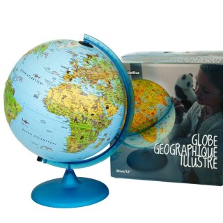 Globus Safari podświetlany ze zwierzętami 30 cm