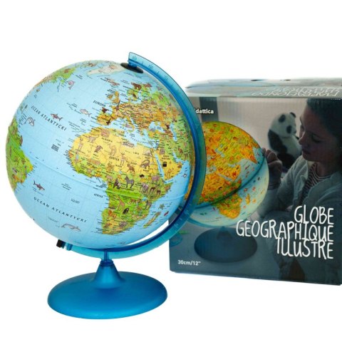 Globus Safari podświetlany ze zwierzętami 30 cm