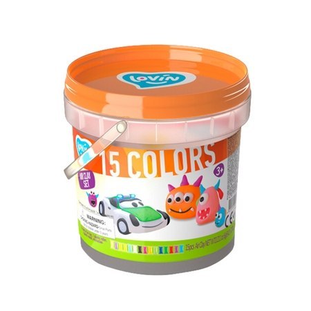 Masa plastyczna lekka TM Lovin potwory 15 kolorów +akcesoria