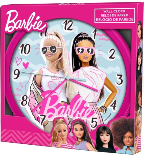 Zegar ścienny Barbie 25cm. BB00014