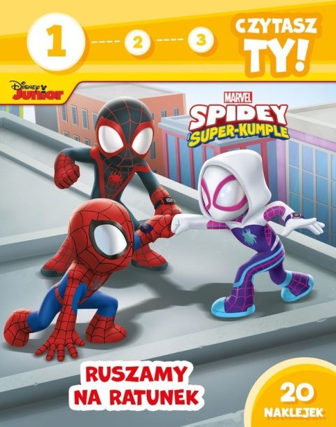 Spidey i superkumple. Ruszamy na ratunek. Marvel. 1, 2, 3, czytasz ty! Poziom 1