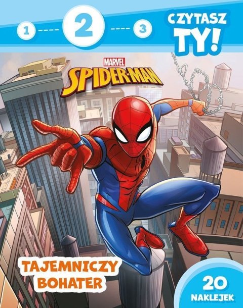 Tajemniczy bohater. Marvel Spider-Man. Poziom 2. 1, 2, 3, czytasz ty!