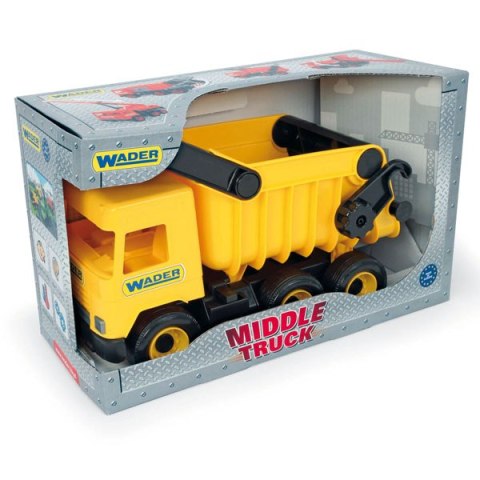 Wywrotka Middle Truck żółta w kartonie 32121
