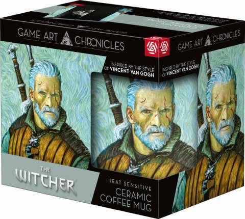 Kubek 450ml Game Art Chronicles The Witcher Geralt Van Gogh Mug